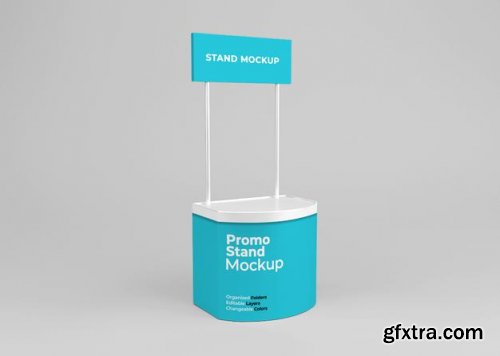 Promotion stand mockup