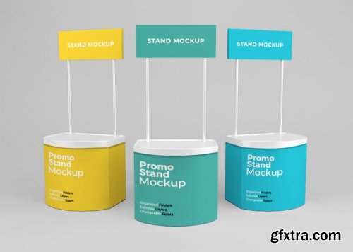 Promotion stand mockup