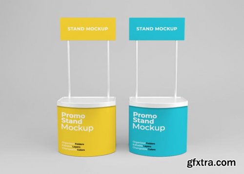 Promotion stand mockup