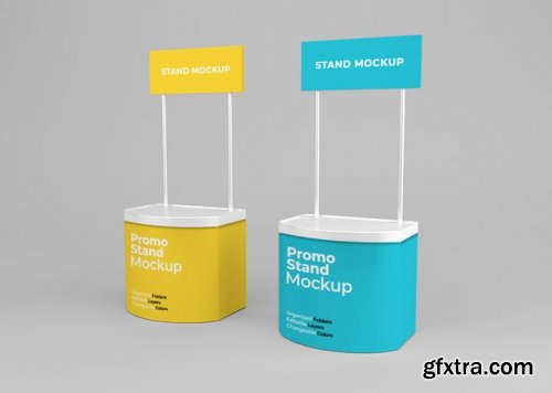 Promotion stand mockup