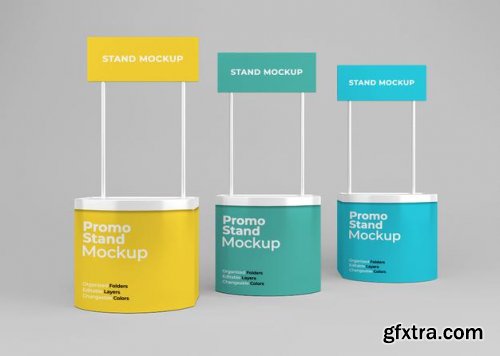 Promotion stand mockup