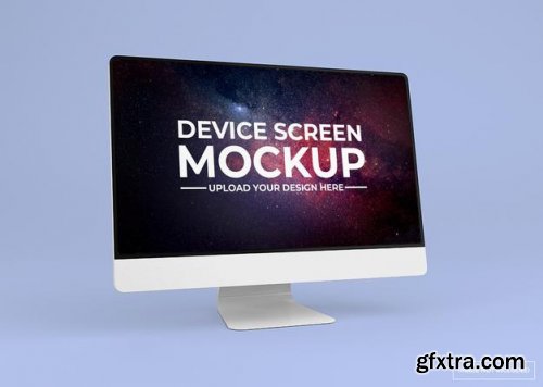 Modern monitor mockup