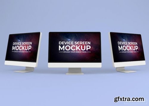 Modern monitor mockup