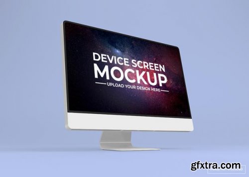 Modern monitor mockup