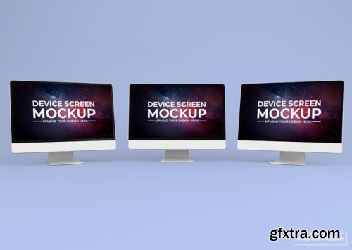 Modern monitor mockup