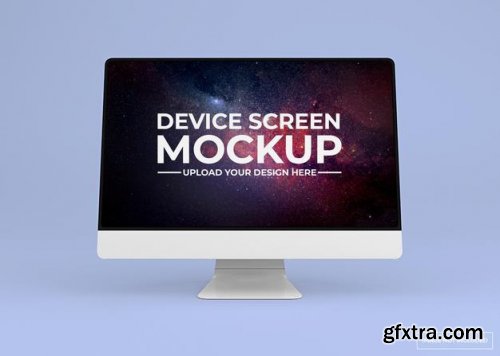 Modern monitor mockup