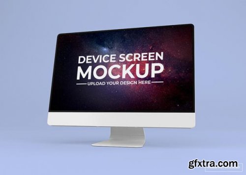 Modern monitor mockup