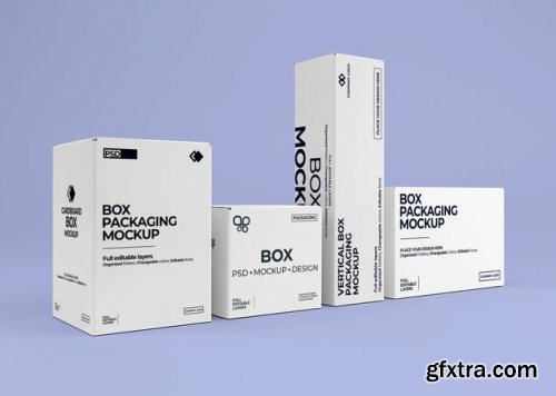 Box collection mockup