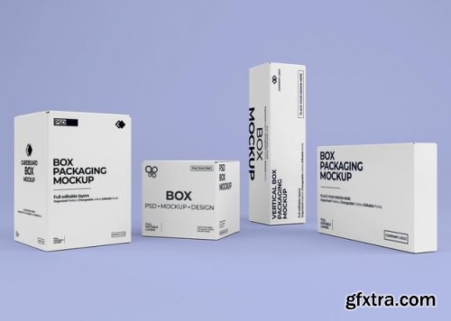 Box collection mockup