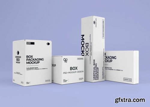 Box collection mockup