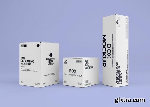 Box collection mockup