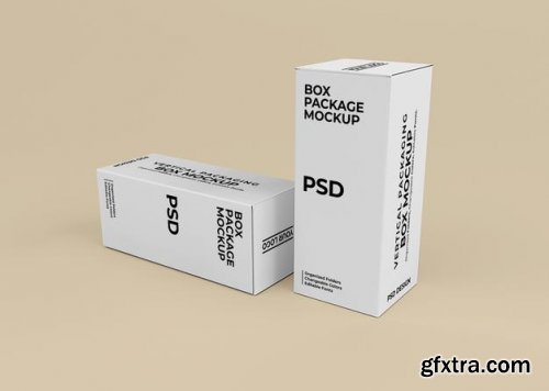 Vertical box mockup