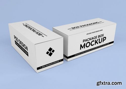 Cardboard box mockup