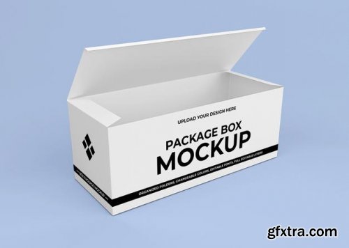 Cardboard box mockup