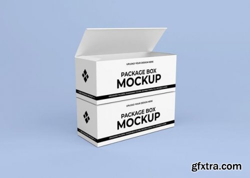 Cardboard box mockup