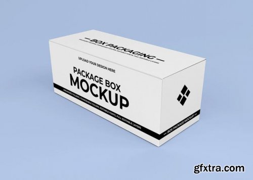 Cardboard box mockup