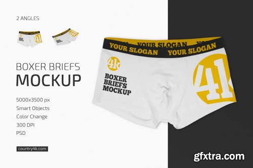 CreativeMarket - Boxer Briefs Mockup Set 6102104