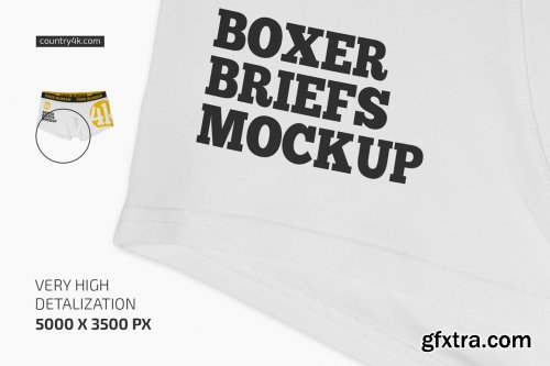 CreativeMarket - Boxer Briefs Mockup Set 6102104