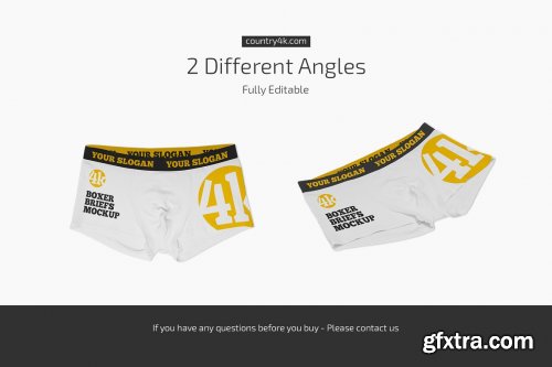 CreativeMarket - Boxer Briefs Mockup Set 6102104