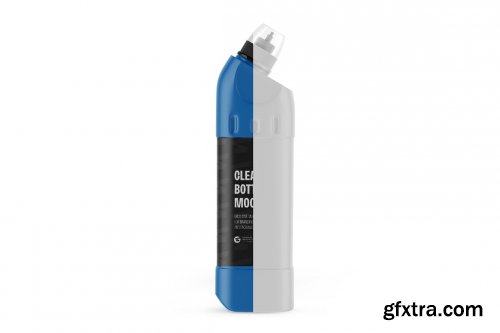 CreativeMarket - Glossy Plastic Toilet Bowl Cleaner 6063292