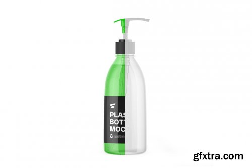 CreativeMarket - Colored Liquid Soap Bottle Mockup 6063300