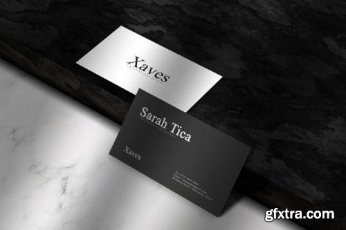 Minimal business card mockup