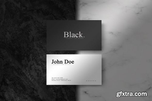 Minimal business card mockup