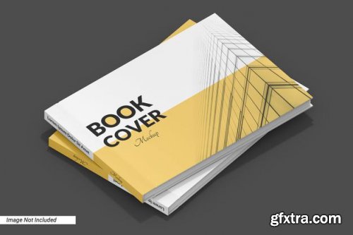 Landscape book mockup