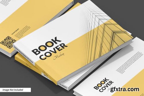 Landscape book mockup