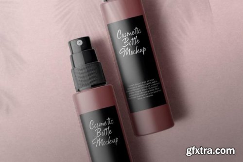 Beauty and health cosmetic packaging mockup