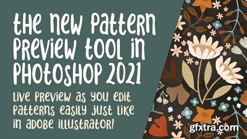 The New Pattern Preview in Photoshop 2021 - Using Pattern Preview to Arrange Procreate Drawn Motifs