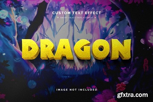 Magical 3D Text Effect Mockup