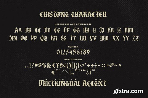 CM - Cristone Blackletter Font 6118437