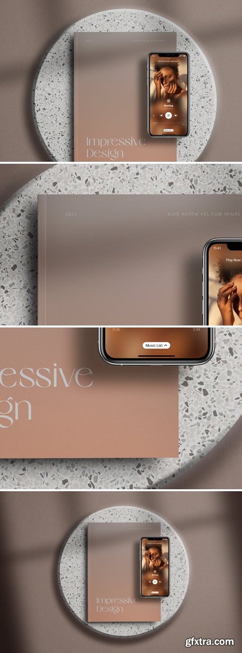 Magazine & iPhone Mockup