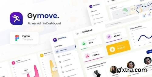 ThemeForest - Gymove v1.0 - Fitness Admin Dashboard Bootstrap HTML Template - 29823895