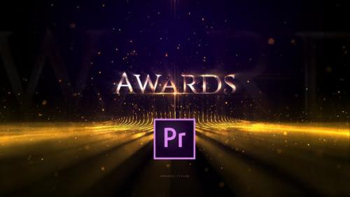 Videohive - Awards Titles Golden Lines