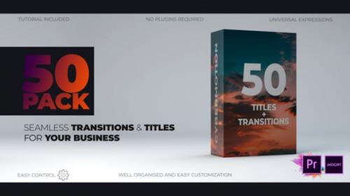 Videohive - Unique Typography Transitions MOGRT