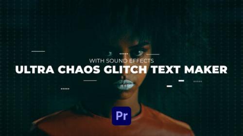 Videohive - Ultra Chaos Glitch Text Maker | Premiere Pro