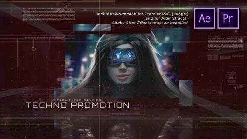 Videohive - Scientific Slides Techno Promotion