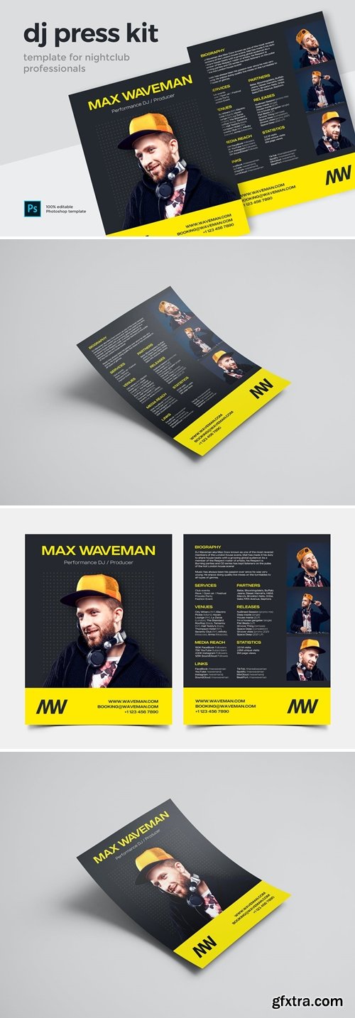 DJ Press Kit Template