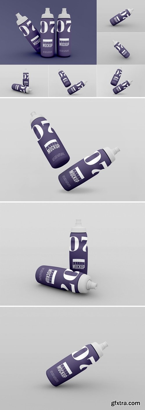 Water Bottle Mockup - Vol 01