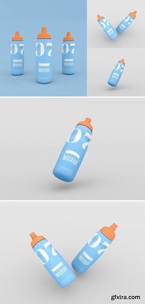 Water Bottle Mockup - Vol 03