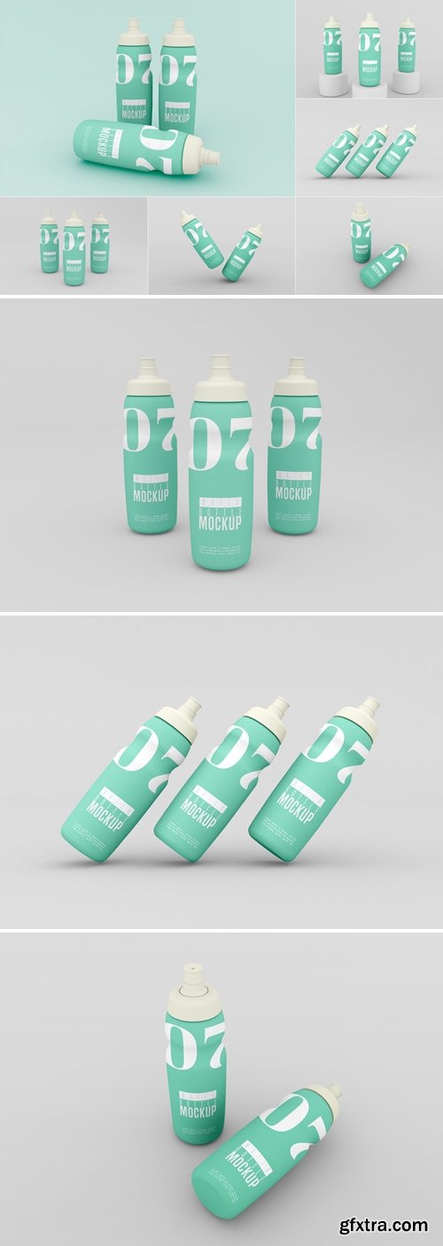 Water Bottle Mockup - Vol 02