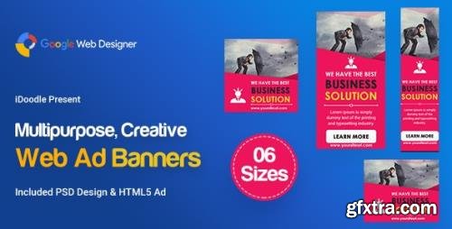 CodeCanyon - C108 - Multipurpose, Business Banners HTML5 ( GWD & PSD) v1.0 - 24070618