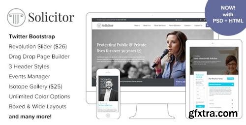 ThemeForest - Solicitor v2.0 - Law Business Responsive WordPress Theme - 19601167