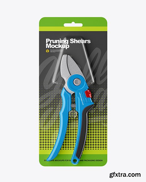 Pruning Shears Mockup - Front View 81770