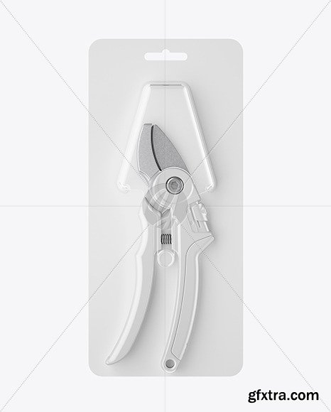 Pruning Shears Mockup - Front View 81770