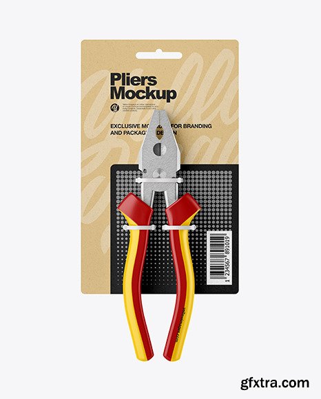 Pliers Mockup - Front View