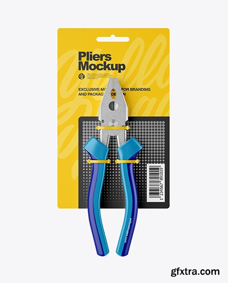 Pliers Mockup - Front View