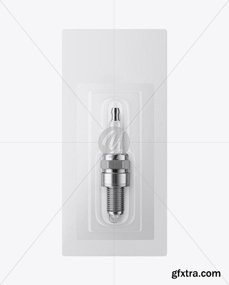 Spark Plug with Blister Pack Mockup 71385